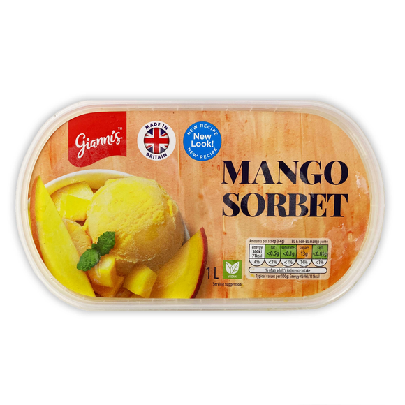 Gianni's Mango Sorbet 600g